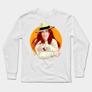 Julianne Moore - An illustration by Paul Cemmick Long Sleeve T-Shirt